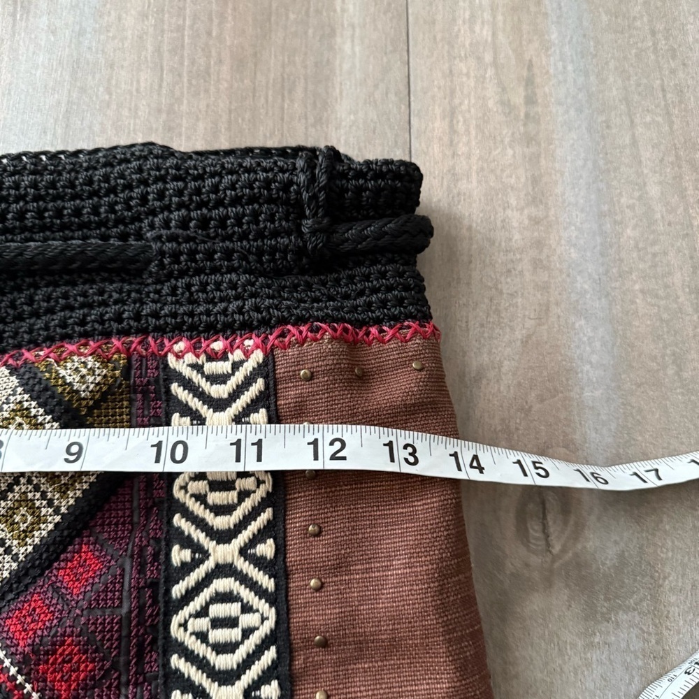 The Sak knitted embroidered southwestern drawstring backpack - Picture 4 of 6